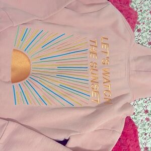 Dandy light pink sunset hoodie